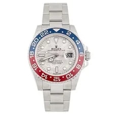 Rolex — Rolex GMT-Master II Pepsi White Gold Meteorite Dial 40mm 126719BLRO Full Set — Watch — resale