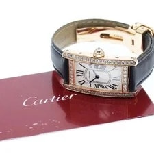 Cartier — Cartier Tank Américaine SM WB707931 19mm PG Beige #C1505 — Watch — resale
