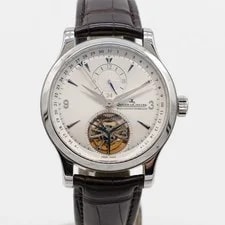 Jaeger-LeCoultre — Jaeger-LeCoultre Master Tourbillon Steel 41.5mm Q1658420 Leather Automatic — Watch — resale