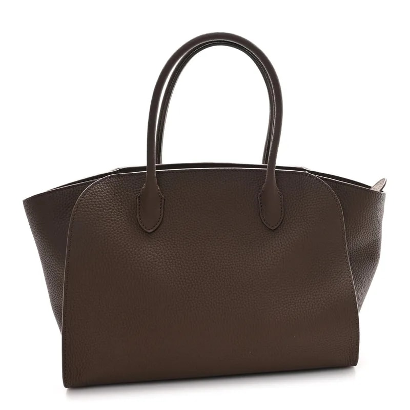 The Row — Grained Marlo 12 Dark — Handbag — resale