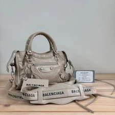 Balenciaga — Balenciaga Classic Mini City Studs Crossbody Auth 300295 Good — Handbag — resale