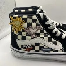 Vans — Vans Skateistan Size 8.5 High Top Checkerboard Skateboarding Shoes — Sneaker — resale