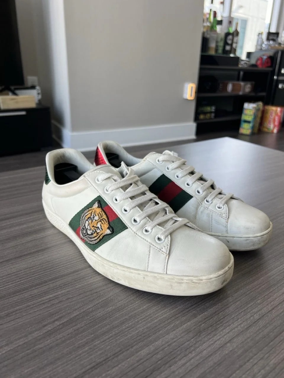 Gucci — Gucci Ace Embroidered 'Tiger' — Sneaker — resale