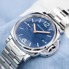 Panerai — Panerai Luminor Due Blue Dial 42mm PAM01124 Bracelet Box Papers OEM Rubber Strap — Watch — resale