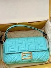 Fendi — Fendi Baguette 1974 Embossed Retail $3850+tax — Handbag — resale