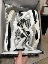 Air Jordan — Size 9.5 - Air Jordan 4 Retro Military With Box (Ships Asap!) — Sneaker — resale