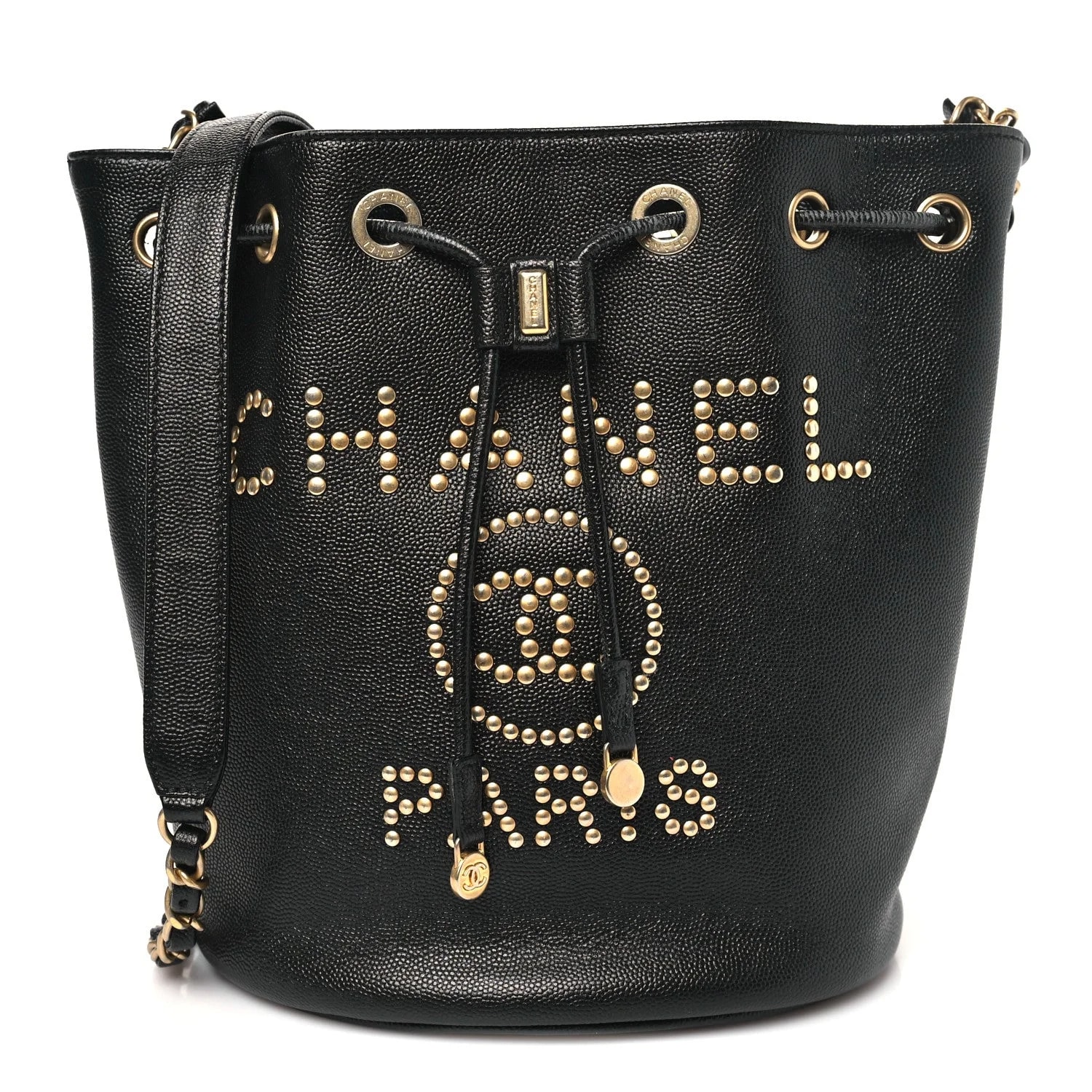 Chanel — Deauville Drawstring Bucket — Handbag — resale