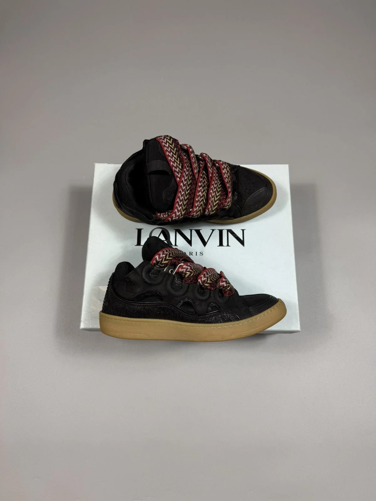 Lanvin — Lanvin Curb Glitter — Sneaker — resale