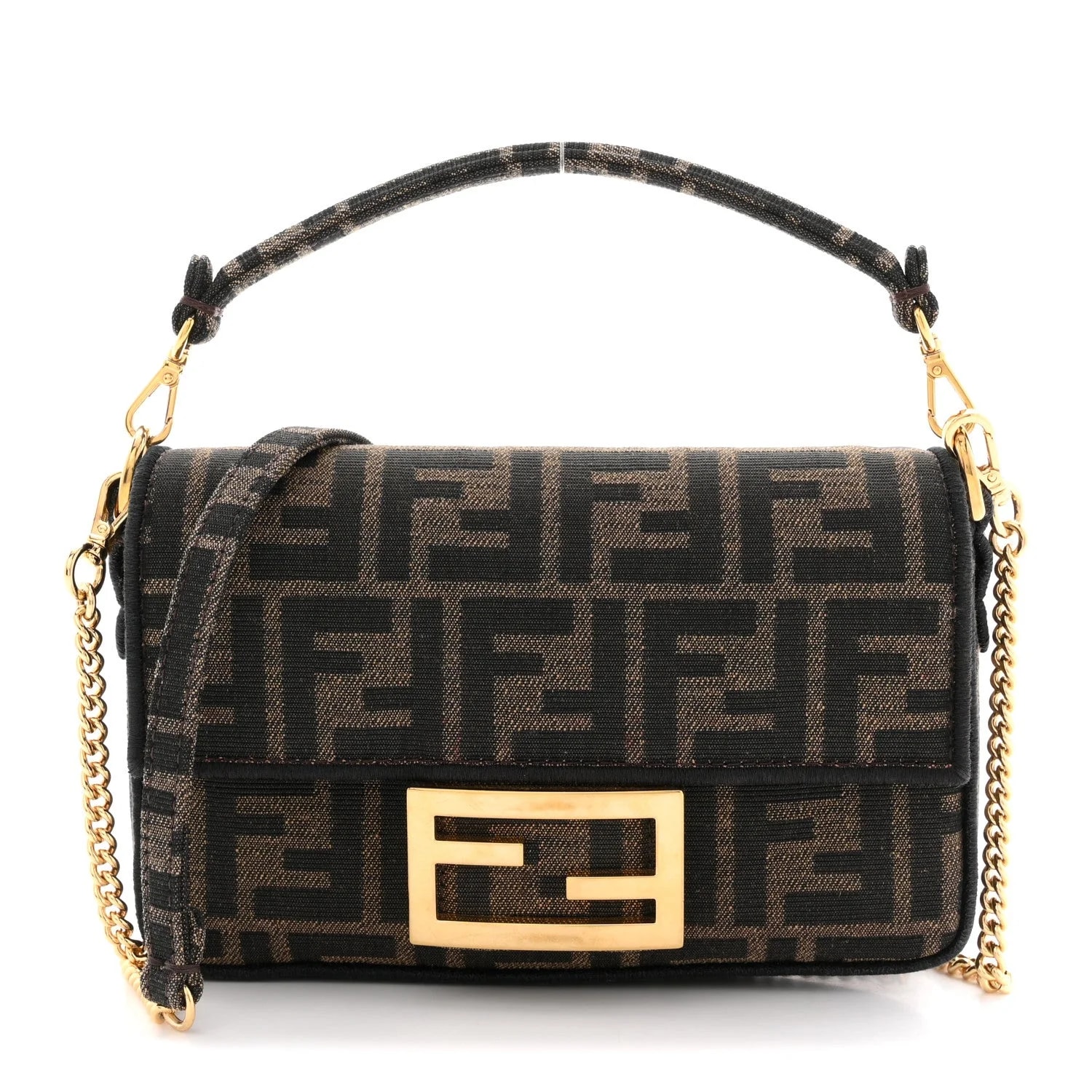 Fendi — Fabric 1974 Mini Baguette Moro — Handbag — resale