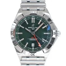 Breitling — Breitling Chronomat GMT A32398 40mm Stainless Steel Green Dial Automatic #KN333 — Watch — resale