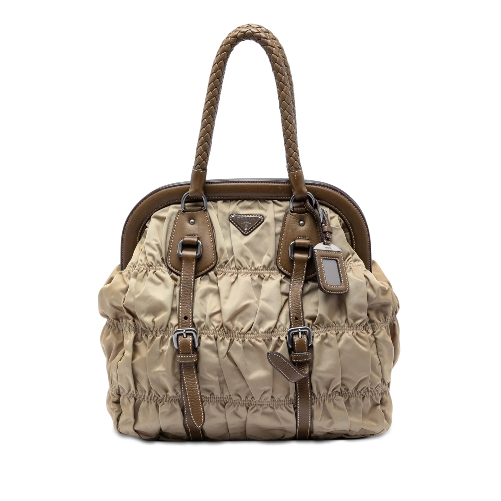 Prada — Gaufre Frame — Handbag — resale