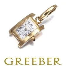Cartier — Cartier Pendant Top Sapphire Tank Charm K18YG Glass 185498 From Japan — Watch — resale