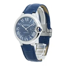 Cartier — Cartier Ballon Bleu de WSBB0027 42MM Blue Guilloche Dial With — Watch — resale