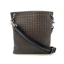 Bottega Veneta — Bottega Veneta Crossbody Messenger Square Braided — Handbag — resale