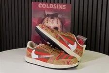 Travis Scott — Coldsins Nightmares 9.5 Freddy Vs Jason' Custom | OG ALL — Sneaker — resale