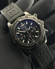 Breitling — Breitling Chronomat 44mm Blackbird Full Set 2011 Rubber Strap M44359 — Watch — resale