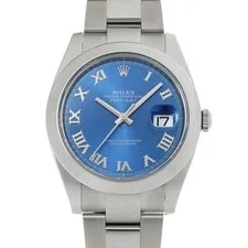 Rolex — Rolex Datejust 41 126300 41mm Stainless Steel Blue #WW1215 — Watch — resale