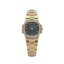 Patek Philippe — Patek Philippe Nautilus 4700/5 Yellow Gold Blue Diamond Dial — Watch — resale