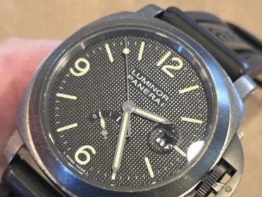 Panerai — Panerai { , Limited Edition } – PAM28 PAM00028 PAM 28 00028 – Power Reserve Luminor Mm 44 44mm PVD Black — Watch — resale