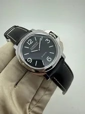 Panerai — 2017 Panerai Luminor 8 Day Black Dial Steel 44mm PAM560 PAM00560 B+P — Watch — resale