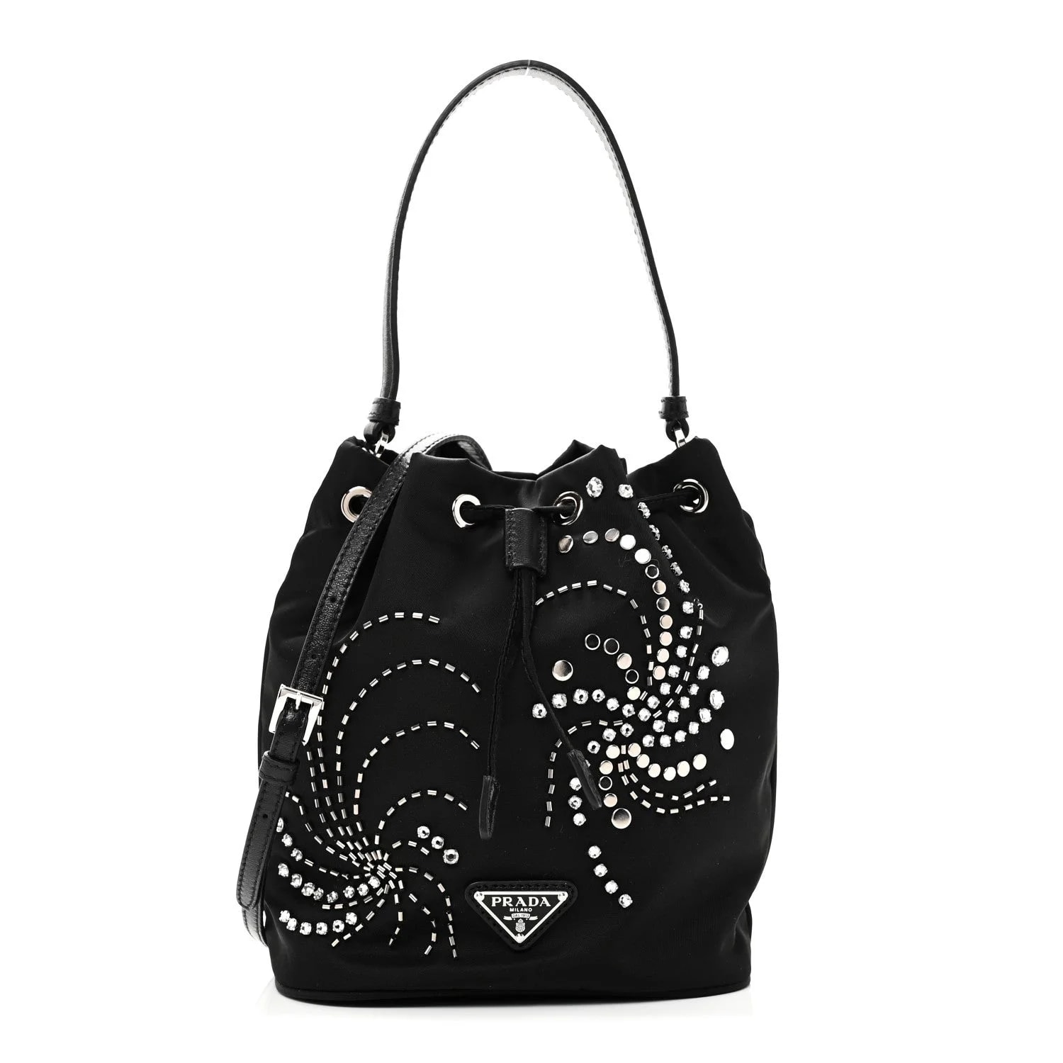 Prada — Ricamo Sequin Embellished Mini Re-Edition 1978 Bucket — Handbag — resale
