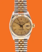 Rolex — Rolex Datejust 36mm 16013 Champagne Dial on Jubilee 9M Serial — Watch — resale