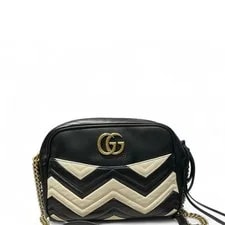 Gucci — Gucci Chevron Small GG Marmont Chain (mg061026a8r) — Handbag — resale