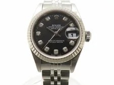 Rolex — Rolex 79174G Datejust F Series WG 10PD Black #005 — Watch — resale