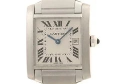 Cartier — Cartier Tank Française MM W51011Q3 Stainless Steel 25mm Silver Dial #DW573 — Watch — resale
