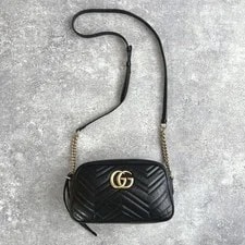 Gucci — Gucci GG Marmont Quilting Chain Camera Logo — Handbag — resale
