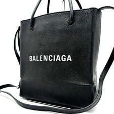 Balenciaga — Balenciaga North South 2Way Shopper Crossbody Logo — Handbag — resale