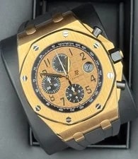 Audemars Piguet — Audemars Piguet Royal Oak Offshore Rose Gold 26470OR Gold Dial 42MM ’s — Watch — resale