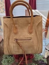 Authentic (U-PA-0120) Céline Medium Luggage – Dune — Handbag — resale