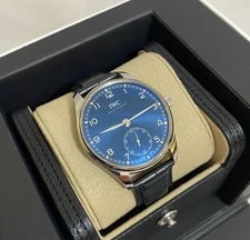 IWC — IWC Portugieser Automatic Movement With Blue 40.4mm Dial IW358305 — Watch — resale