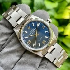 Rolex — 2004 Rolex Air-King Oyster Perpetual 14000M Blue Dial Automatic — Watch — resale