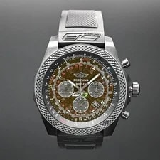 Breitling — Breitling Bentley GT3 MB0611 49mm Black Dial Rubber Strap — Watch — resale