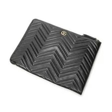 Gucci — Gucci GG Marmont Zip Chevron — Handbag — resale