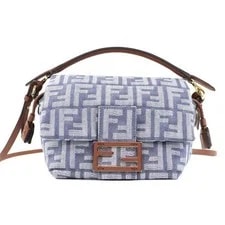 Fendi — Fendi 2025 Model 8BS105 Mamma Baguette Small Pattern Hand Shoulde — Handbag — resale