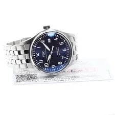 IWC — IWC Pilot Mark Xviii IW327016 40mm SS Navy Dial Automatic Date #C12211 — Watch — resale