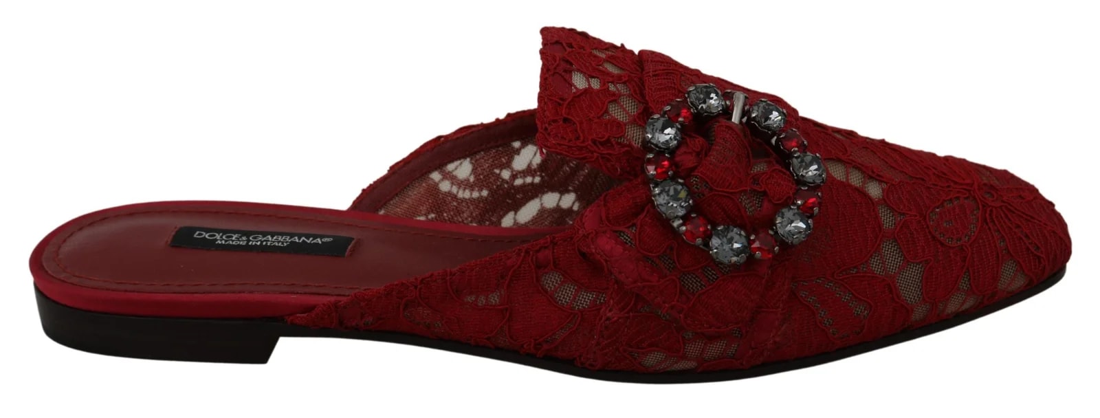 Dolce & Gabbana — Dolce & Gabbana Lace Slide on — Designer Shoe — resale