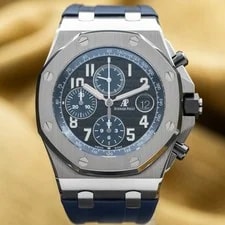 Audemars Piguet — Audemars Piguet Royal Oak Offshore Chrono ‘Batman’ 42 Steel AP 26470ST Full Set — Watch — resale