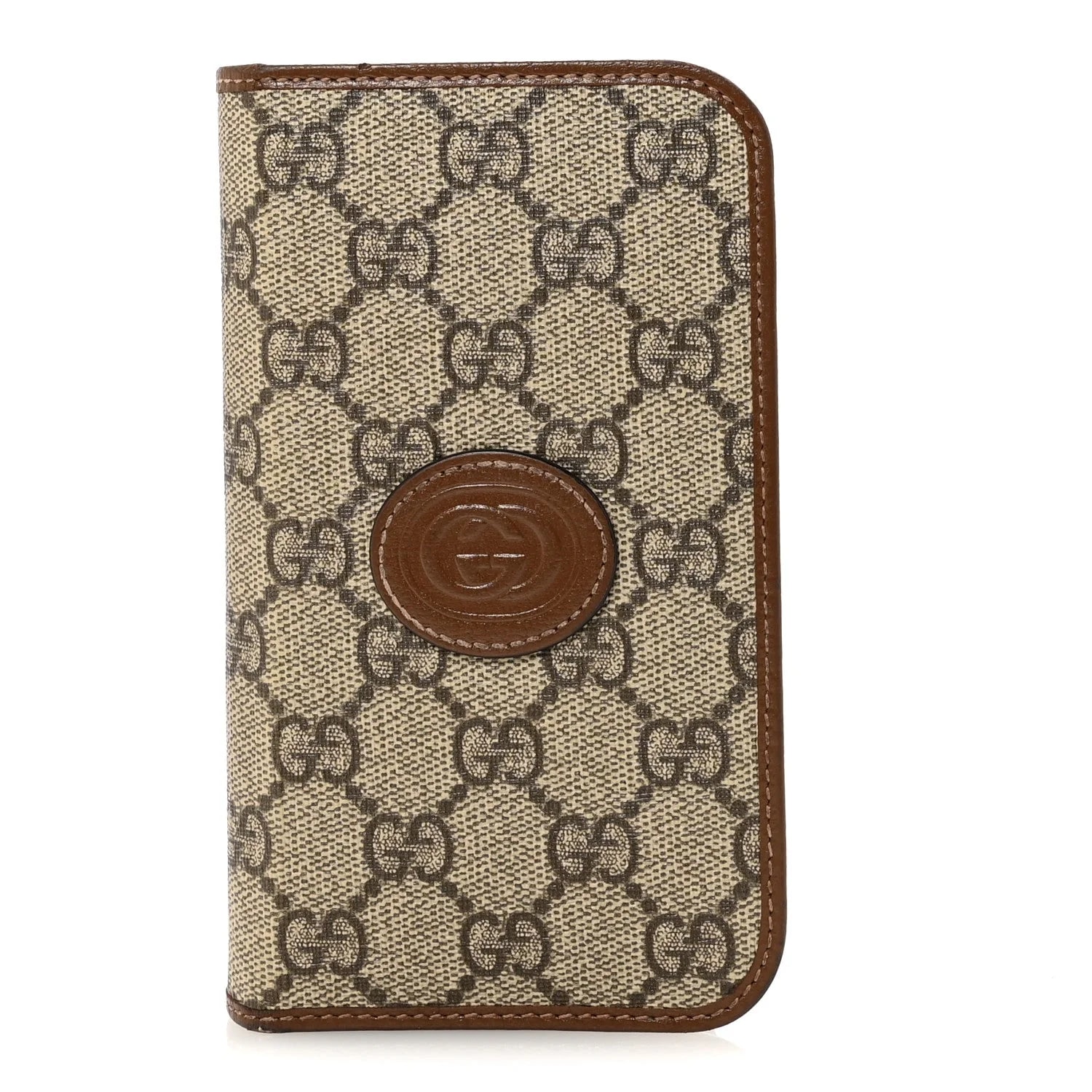 Supreme — Supreme Azalea Retro Interlocking G Phone 15 Case Wallet Sugar — Accessory — resale