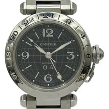 Cartier — Cartier Pasha C Meridian GMT W31049M7 Black #649 — Watch — resale