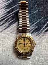 Tag Heuer — TAG Heuer Professional 200M Gold Silver Dial From Japan — Watch — resale