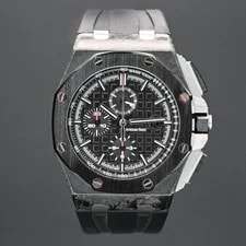 Audemars Piguet — Audemars Piguet Royal Oak Offshore 26400AU 44mm Black Dial Strap — Watch — resale