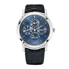 Audemars Piguet — Audemars Piguet Jules 41MM Blue Index Hour Markers Dial Platinum — Watch — resale