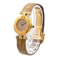Cartier — Cartier Must de Colisee Vermeil W1008554 Quartz Gold Plated 925 With Case — Watch — resale