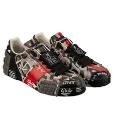 Dolce & Gabbana — Dolce & Gabbana Leopard Graffiti 44 UK 10 US 11 — Sneaker — resale