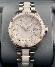 Tag Heuer — *Box/Papers* Tag Heuer Formula 1 Diamond 32mm WBJ141AD White Ceramic — Watch — resale