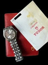 Tudor — 1993 Tudor Monarch Quartz R: 15730 Original Papers Silver Sunburst Dial ETA 371 — Watch — resale